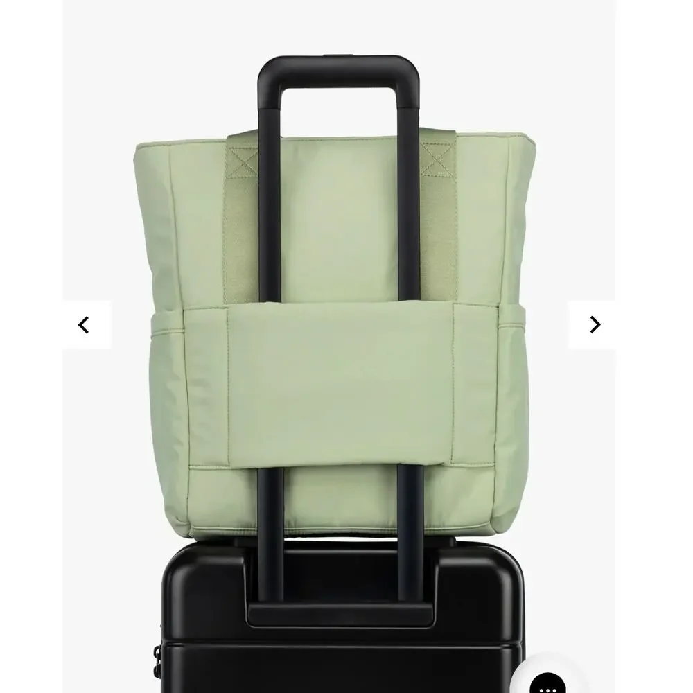 CALPAK Connect Zip Laptop Tote Meadow Green NWT Travel Work Bag